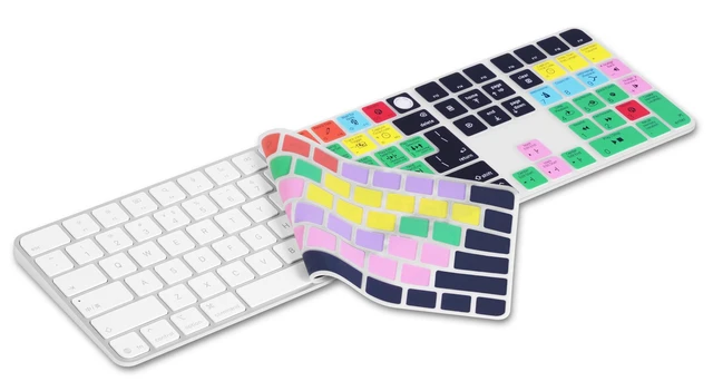Alt view image 2 of 5 - XSKN Avid Pro Tools Shortcut Keyboard Cover for iMac M4 Magic Keyboard with Touch ID and Numeric Keypad A3119