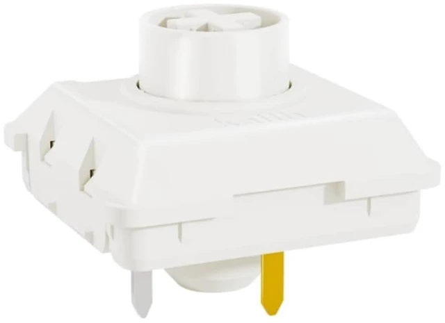 Main image of Kailh Official Store White Rain Low Profile Switch Full POM Linear Silent, Elements Series, 3-Pin Choc V2 Compatible for Mechanical Keyboard (70PCS)