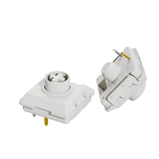 Alt view image 3 of 5 - Kailh Official Store White Rain Low Profile Switch Full POM Linear Silent, Elements Series, 3-Pin Choc V2 Compatible for Mechanical Keyboard (70PCS)