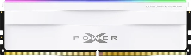 Main image of Silicon Power DDR5 16GB (1x16GB) Zenith RGB 6400MT/s (PC5-51200) 288-pin CL32 1.4V UDIMM Desktop Memory Module RAM SP016GXLWU64AFSH White