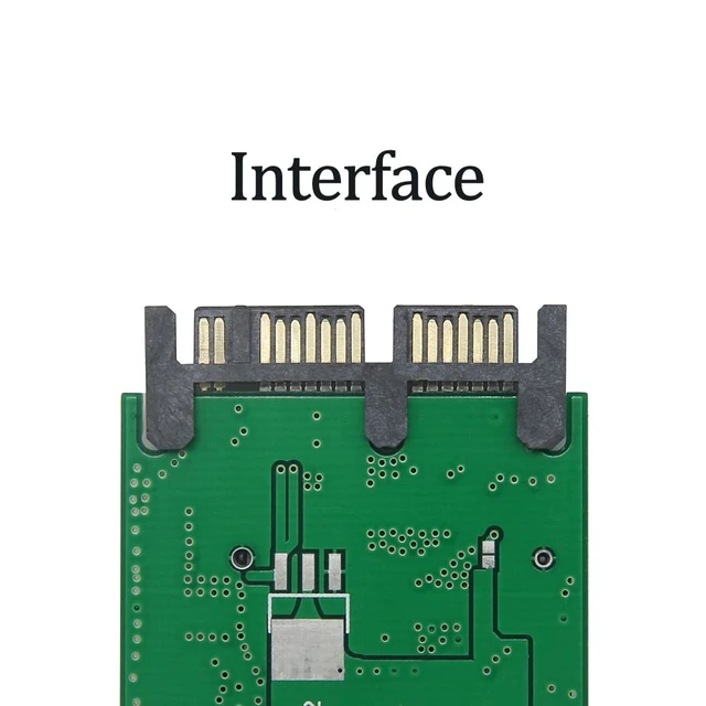 Alt view image 3 of 4 - FLEANE 256GB MS02 MicroSata SSD Compatible with HP 2740p 2730p 2540p IBM X300 X301 T400S T410S Replace MK1233GSG MK1633GSG MK2533GSG 1.8" HDD (256GB)