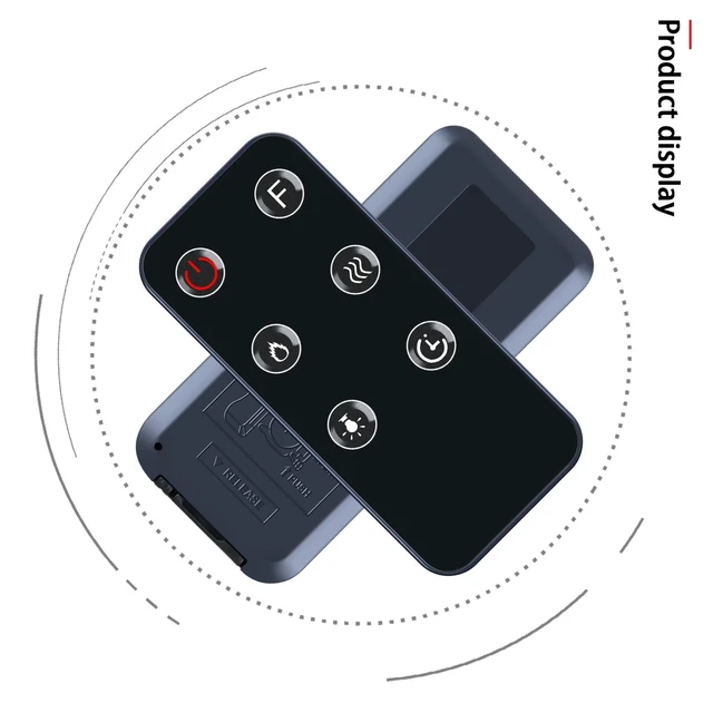 Alt view image 3 of 4 - WDZP New Fireplace Replacement Remote Control fit for Anpuce 50 60 70 80 inch Ultra-Thin Electric Fireplace