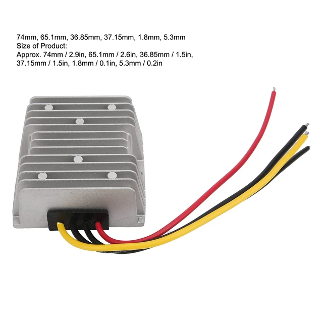 Alt view image 2 of 5 - 20A Step Down Voltage Converter 48V to 12V DC Transformer Module for Automotive Applications THJ4812C240Z