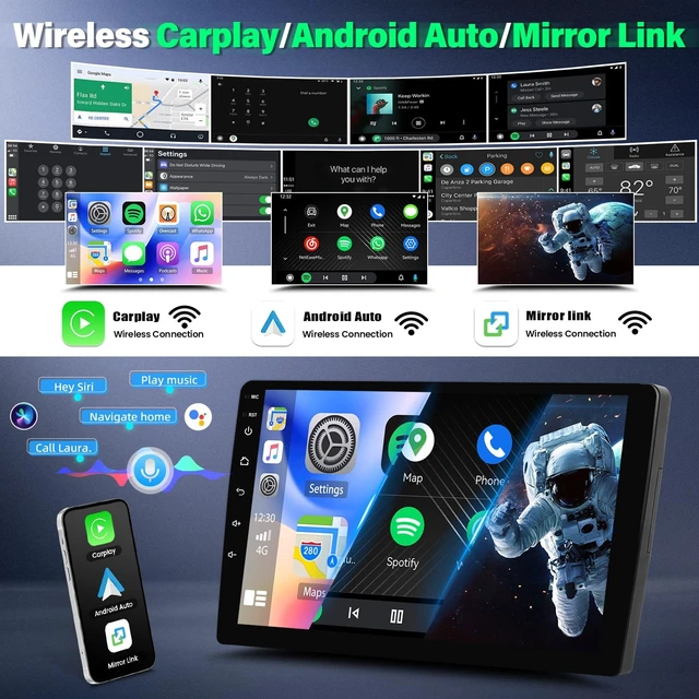 Alt view image 3 of 5 - EWLSAC Android 13.0 Double Din Car Stereo Radio Player for Toyot-a Camry 2015-2017 10 Inch HD Touch Screen Car Audio Receiver with GPS Navigation Bluetooth Head Unit Supports Backup Camera(2G+32G)