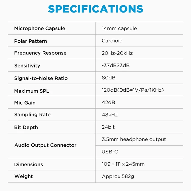 Alt view image 4 of 5 - BOYA USB Condenser Gaming Microphone for PC, Mac, PS4, PS5 Computer Plug Play Mic with Gain Control, Volume Control, Mute, Headphone Jack for Live Streaming Music Recording Video Voice YouTube BY-CM6