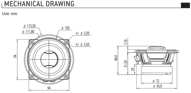 Alt view image 3 of 5 - Focal ACX165 Auditor EVO Series 6.5" 2-Way Coaxial Speaker Kit