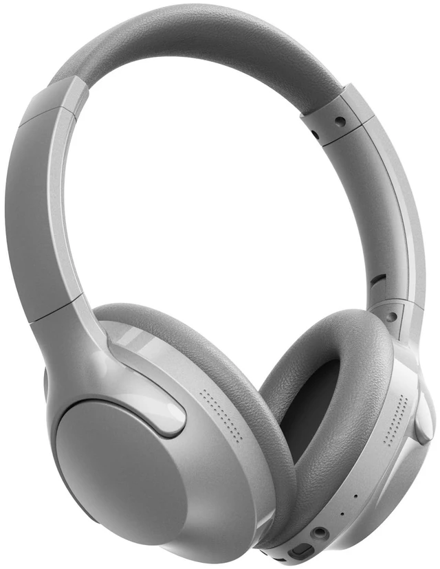 Main image of ROEL-PLAY Over Ear Bluetooth Headphones, RGB Wireless Headset with ENC Mic, Low Latency, Deep Bass, Long Battery, Wired Dual Mode for Phone Computer Travel (White)