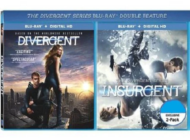 Main image of DIVERGENT / INSURGENT 2-Pack Blu-ray+Digital HD Movie Double Feature