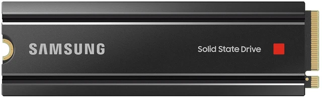Main image of SAMSUNG 980 PRO SSD with Heatsink 1TB PCIe Gen 4 NVMe M.2 Internal Solid State Drive, Heat Control, Max Speed, PS5 Compatible, MZ-V8P1T0CW