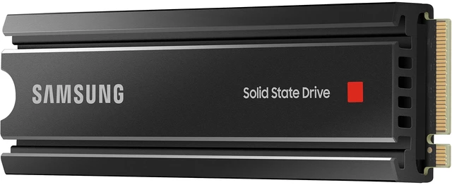 Alt view image 4 of 5 - SAMSUNG 980 PRO SSD with Heatsink 1TB PCIe Gen 4 NVMe M.2 Internal Solid State Drive, Heat Control, Max Speed, PS5 Compatible, MZ-V8P1T0CW