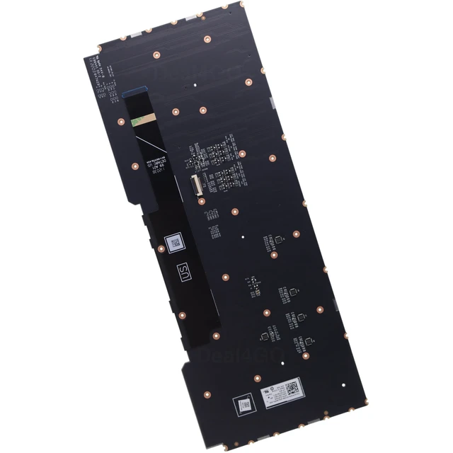 Alt view image 2 of 5 - Deal4GO 4-Zone RGB Backlit Keyboard W5WTV JPNK5 Replacement for Dell Alienware M15 R5 R6 R7, G16 7620 7630 7635