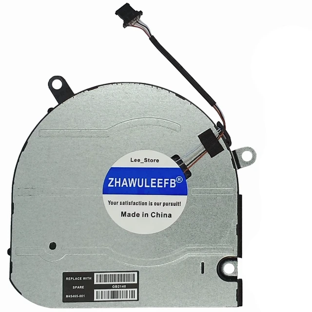 Alt view image 3 of 5 - ZHAWULEEFB Replacement New Laptop CPU+GPU Cooling Fan for HP Envy 15M-EU 15M-ES 15T-ES 15Z-EU 15-EU TPN-W149 TPN-W150 Series M45465-001 M45466-001 EG50040S1-1C400-S9A EG50040S1-1C410-S9A DC5V Fan