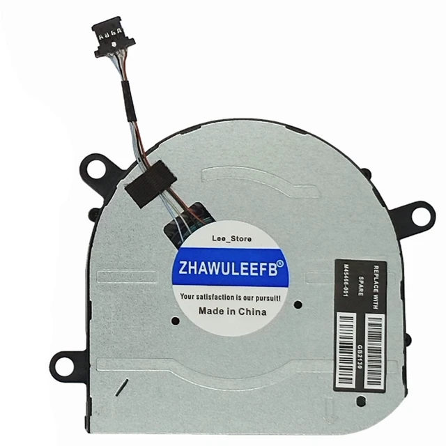 Alt view image 5 of 5 - ZHAWULEEFB Replacement New Laptop CPU+GPU Cooling Fan for HP Envy 15M-EU 15M-ES 15T-ES 15Z-EU 15-EU TPN-W149 TPN-W150 Series M45465-001 M45466-001 EG50040S1-1C400-S9A EG50040S1-1C410-S9A DC5V Fan