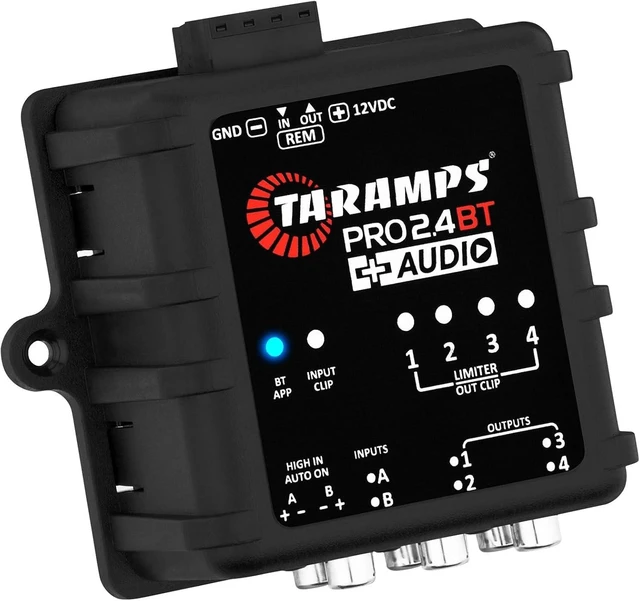 Alt view image 3 of 5 - Taramps PRO 2.4BT + Audio DSP Bluetooth Audio Processor for Car Audio