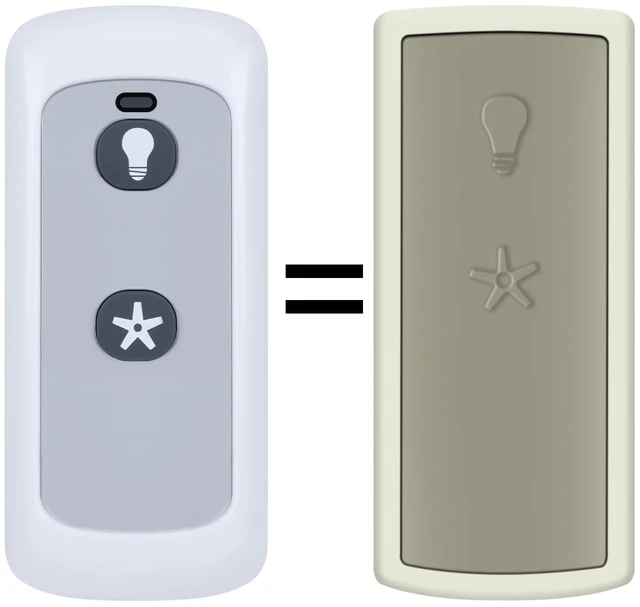 Main image of RYQIF Replacement Remote Control fits Hampton Bay Hunter Universal Ceiling Fan Remote Control 340887