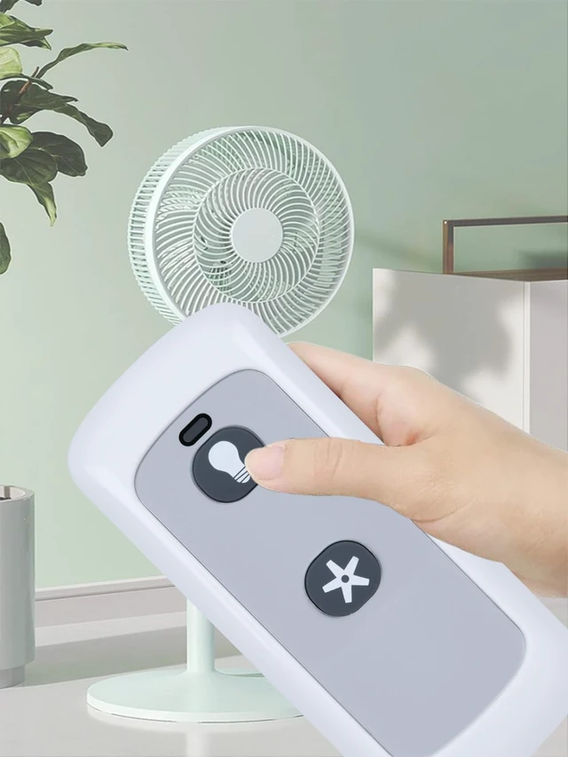 Alt view image 5 of 5 - RYQIF Replacement Remote Control fits Hampton Bay Hunter Universal Ceiling Fan Remote Control 340887
