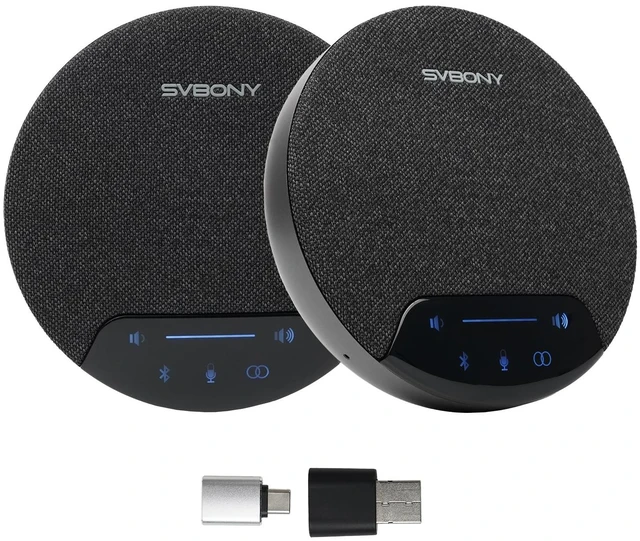 Main image of SVN O1 Dual Conference Speaker Compatible with Zoom for Large Meeting Room