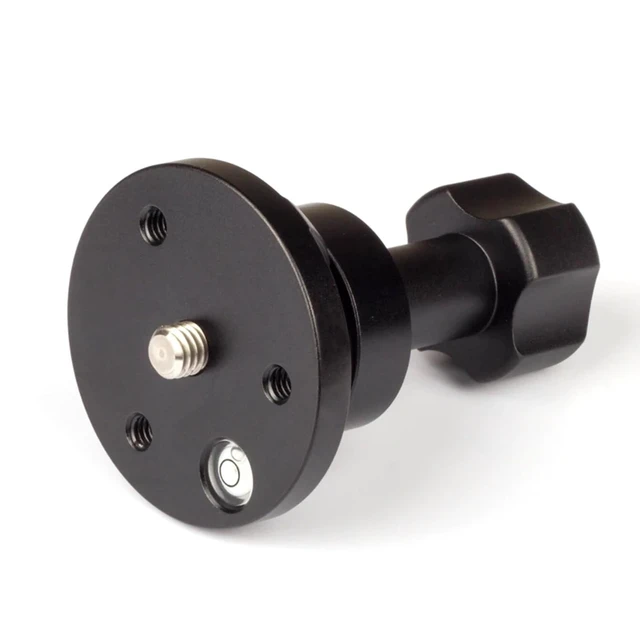 Alt view image 2 of 5 - 65mm Bowl Adapter, Aluminum Alloy 65mm Half Ball Flat to Bowl Adapter Convert with 3/8 inch Screw for Manfrotto Video Bowl Tripod Fluid Head