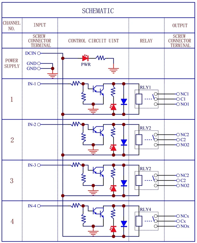 Alt view image 5 of 5 - 4 SPDT 10Amp Power Relay Module for Raspberry Pi etc IoT Project, DC12V Version