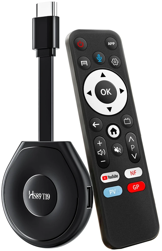 Main image of HS89 T19 Android 14.0 TV Stick,4GB RAM 32GB ROM with RK3539 Dual-Band Wifi6