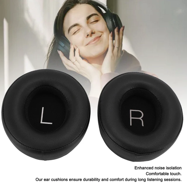 Alt view image 3 of 5 - Headphone Ear Pads Cushion, Protein Leather Earpad Cover Professional Headphone Earpads for 50 40 SRH1540 Headphones