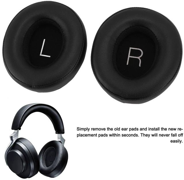 Alt view image 4 of 5 - Headphone Ear Pads Cushion, Protein Leather Earpad Cover Professional Headphone Earpads for 50 40 SRH1540 Headphones