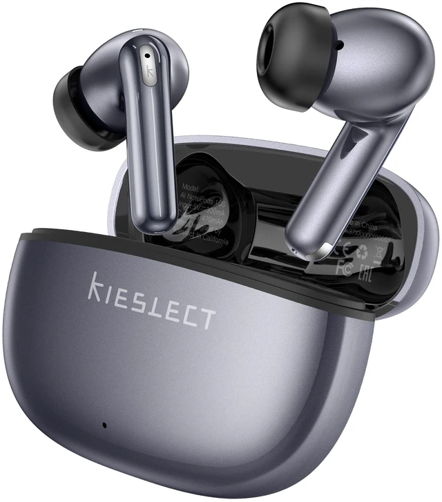 Main image of Kieslect AI NotePods 10S Wireless Earbuds with AI Recording, Transcription & 144-Language Translation, Bluetooth 6.0, 30dB Hybrid ANC, 4-Mic ENC, 30H Battery, IPX5 for Calls, Meetings & Travel