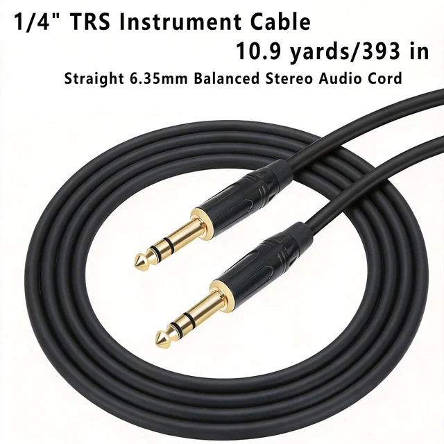 Alt view image 5 of 5 - LCXUKNO 1/4-Inch TRS Instrument Cable, 10.9 yards/393 in