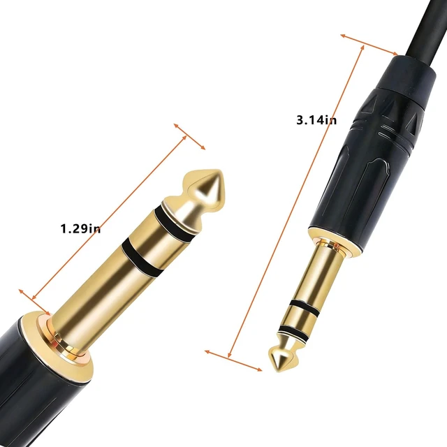 Alt view image 2 of 5 - LCXUKNO 1/4-Inch TRS Instrument Cable, 10.9 yards/393 in