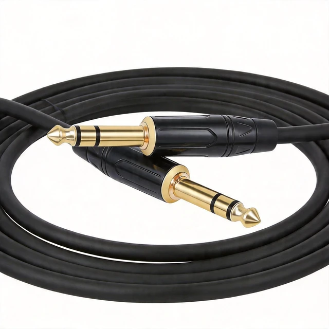 Main image of LCXUKNO 1/4-Inch TRS Instrument Cable, 10.9 yards/393 in