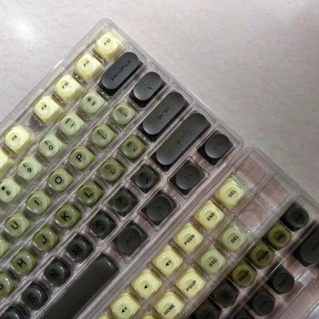 Alt view image 5 of 5 - Jelly Green Keycaps HOA Profile for 60% 75% Fullsize Mechanical Keyboard