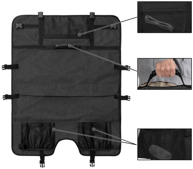 Alt view image 3 of 5 - CURMIO 24 Inch Computer Monitor Carrying Case with Rubber Handle, Black