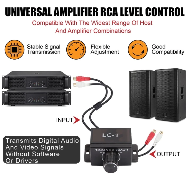 Alt view image 5 of 5 - 0 Gauge Car Audio Amp Wiring Kit 3000W with LC-1 Bass Knob for Car Audio