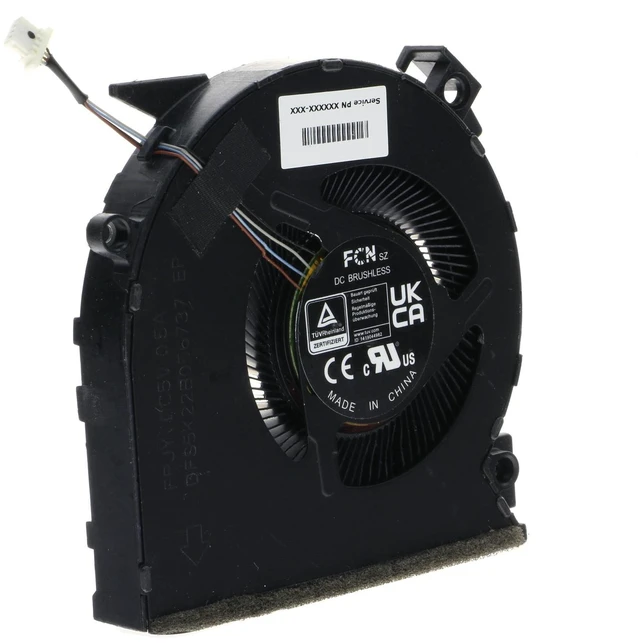 Alt view image 4 of 4 - Replacement CPU Cooling Fan for HP Victus 15-FA FB 15-fa0031dx 15-fb0028nr Gaming Laptop N13304-001 DFS5K22B056737
