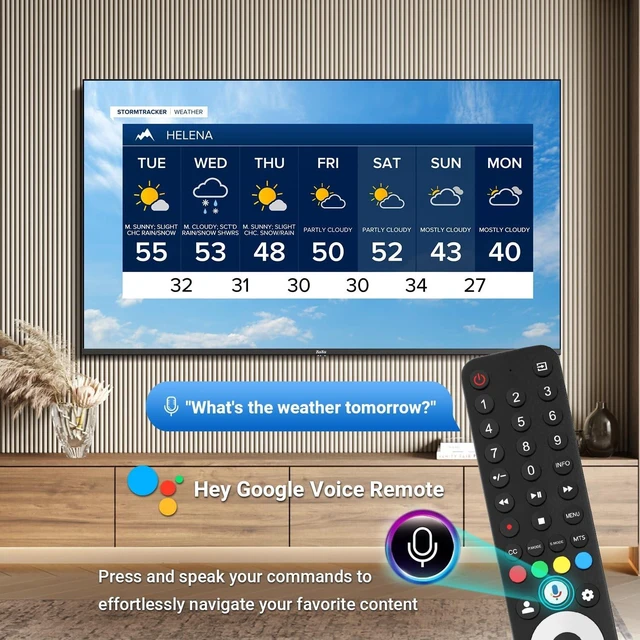 Alt view image 4 of 5 - TuTu 24 Inch 720P HD Smart TV with GoogleTV, Full HD Slim Design LED Smart TV or Monitor with HDMI, Dolby Audio, Voice Remote, Stream Live(2024 Model)