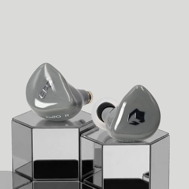 Alt view image 4 of 5 - EPZ G20 in Ear Monitor Earphones HiFi Music IEM for Gaming Earbuds with Mic 3.5mm and Type-C Detachable OFC Cable Ideal for Music,Gaming