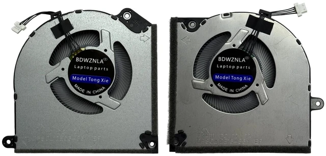 Alt view image 2 of 5 - New Laptop CPU and gpu Cooling Fan for 911 Zero 16 pro 2025 Fans F24111 F24112 DFSCL12E06486Y DFSCL12E16486Y 12V 1A