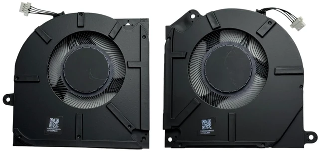 Main image of New Laptop CPU and gpu Cooling Fan for 911 Zero 16 pro 2025 Fans F24111 F24112 DFSCL12E06486Y DFSCL12E16486Y 12V 1A