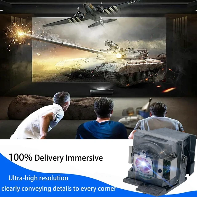 Alt view image 5 of 5 - iQubay A+ Quality RLC-103 for Viewsonic PG800W PG800HD PG800X PRO8510L Pro8510L Pro8520WL Pro8530HDL Pro8800WUL Replacement Projector Lamp with Housing