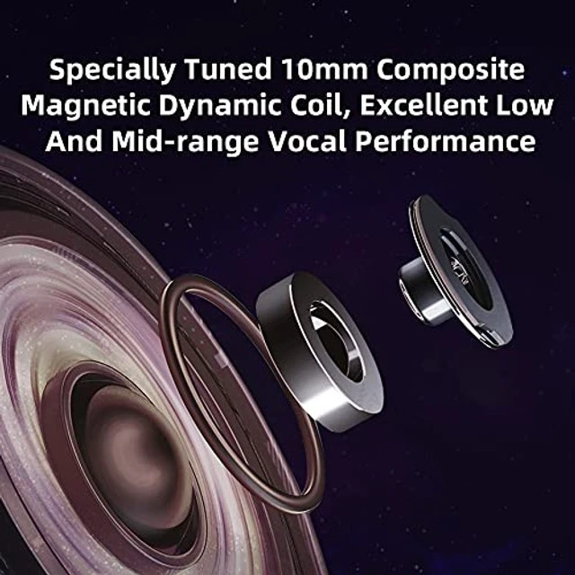 Alt view image 2 of 5 - KASOTT QKZ ZXT in Ear Monitor Headphones, Wired Earphones Stereo Bass, HiFi Wired Earbuds, Dynamic Dual Driver Gaming Earbuds with Detachable Cable for Musicians, Singer (White)
