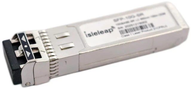 Alt view image 5 of 5 - 10 Pack Isleleap 10G SFP+ SR Transceiver, 10GBase-SR Duplex LC MMF Optical Module, 850nm, DDM, up to 300m, Network Switch Connectivity (10 Pack)