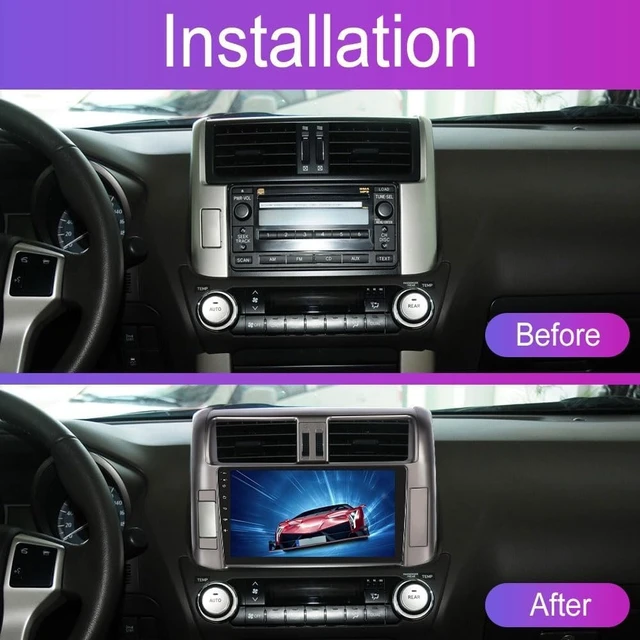 Alt view image 2 of 5 - KYNNT 4G+128G Car Stereo for Toyota Land Cruiser Prado 150 2010-2013