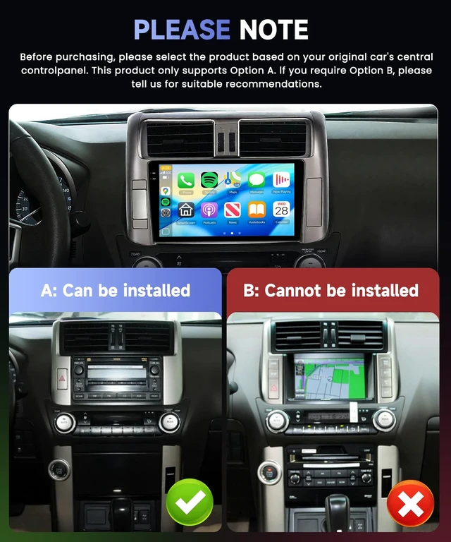 Alt view image 3 of 5 - KYNNT 4G+128G Car Stereo for Toyota Land Cruiser Prado 150 2010-2013
