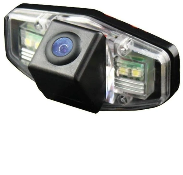 Main image of HD Auto Vehicle Car 170 Wide Angle License Plate Light Rear View Reversing Backup Camera with Driving Trajectory Parking Aids System Compatible with Honda Accord/Acura TSX/Pilot/Civic EK FD/Odyssey