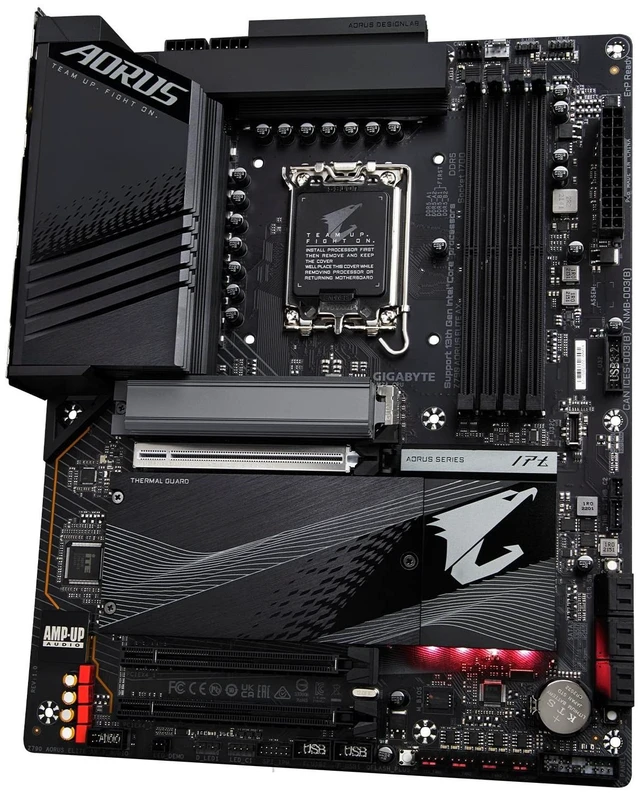 Alt view image 4 of 5 - GIGABYTE Z790 AORUS Elite AX LGA 1700 ATX Motherboard, Support Intel Core 14th/13th/12th Gen, DDR5, 16+1+2 Power Phase, 4X M.2, PCIe 5.0, USB-C 3.2, WIFI6E, 2.5GbE, Q-Flash, EZ-Latch, R