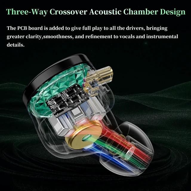 Alt view image 5 of 5 - KZ ZAS Pro 8-Driver Hybrid IEM, 7BA+1DD in Ear Monitor No Mic