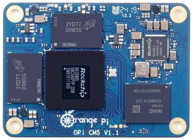 Main image of Orange Pi CM5 Core Board 4GB/8GB/16GB LPDDR4/4x Rockchip RK3588S with 32GB eMMC, Orange Pi CM5 Single Board Computer Run Linux/Ubuntu/Debian/Android OS (8, GB)
