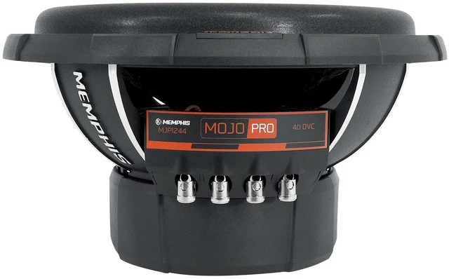 Alt view image 3 of 5 - Memphis Audio MJP1244 12" 1500 Watt MOJO Pro Car Audio Subwoofer DVC 4 ohm Sub