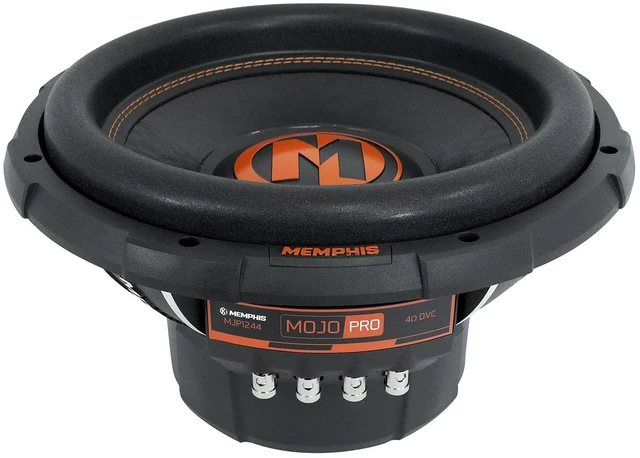 Alt view image 2 of 5 - Memphis Audio MJP1244 12" 1500 Watt MOJO Pro Car Audio Subwoofer DVC 4 ohm Sub