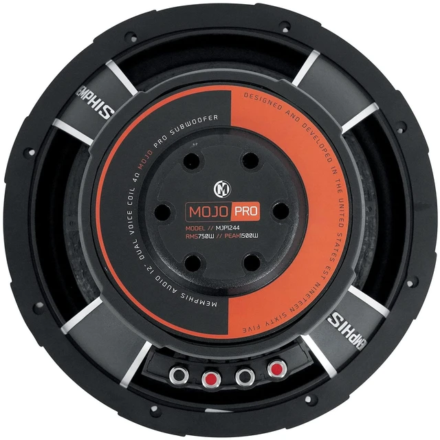 Alt view image 5 of 5 - Memphis Audio MJP1244 12" 1500 Watt MOJO Pro Car Audio Subwoofer DVC 4 ohm Sub